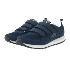 American Club Chaussures de sport américaines ADI pour femmes 1754 bleu marin 3