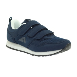 American Club Chaussures de sport américaines ADI pour femmes 1754 bleu marin 1