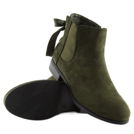 Bottines Chelsea vertes pour femmes 3740 Olive 1