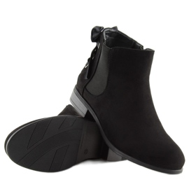 Bottines Chelsea noires pour femmes 3740 Noir le noir 1