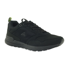 American Club Chaussures de sport américaines ADI pour femmes 17204 le noir 1