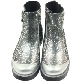 Bottes isolées bottes Bartek noir et argent le noir gris 5