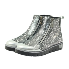 Bottes isolées bottes Bartek noir et argent le noir gris 4