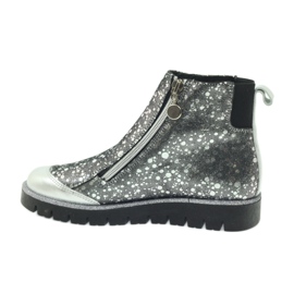 Bottes isolées bottes Bartek noir et argent gris 3