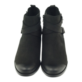 Boots ornées de rayures Badura 7690 le noir 4