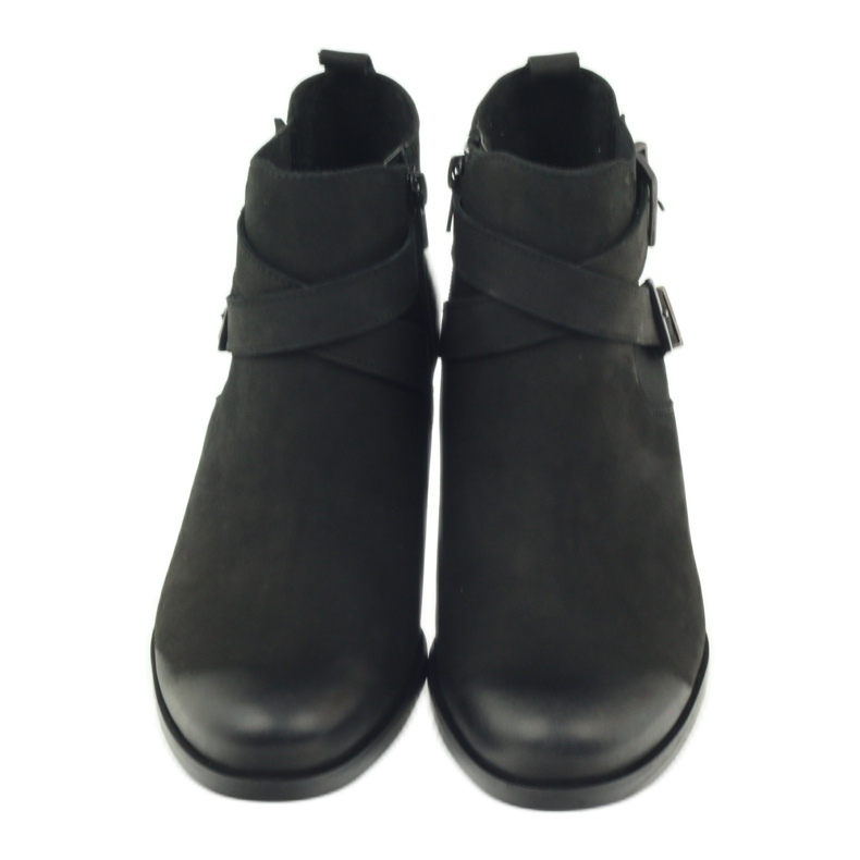 Boots ornées de rayures Badura 7690 noir 4