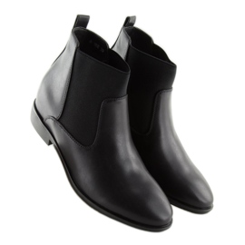 Bottines Chelsea noires A-188 Noir le noir 1