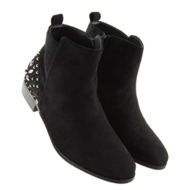 Bottines Jodhpur noires MB188-112 noir 2