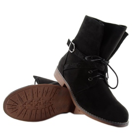 Noir Bottines femme W305 Noir le noir 5