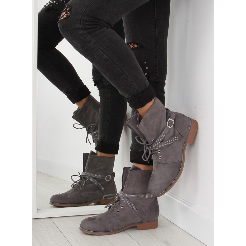 Gris Bottes grises pour femmes W305 gris 1