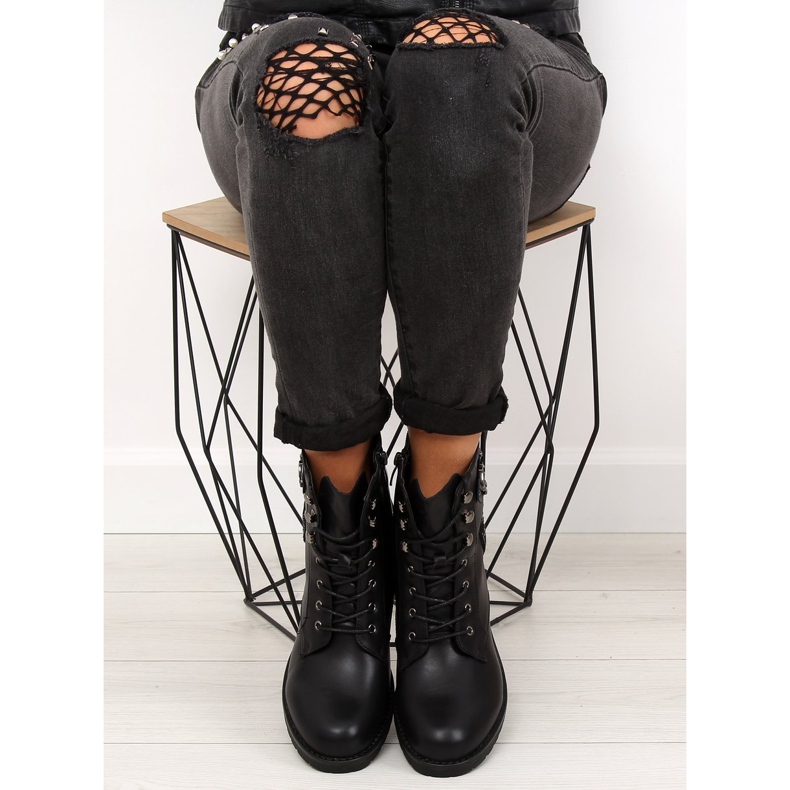 Bottes noires pour femmes bottes noires H950 Noir 2