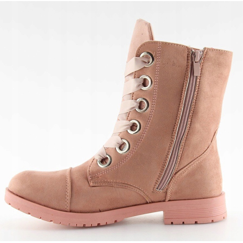 Rose AB-8 Bottines roses 1