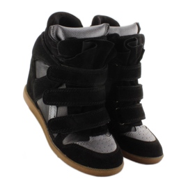 Baskets en daim 6040 Noir le noir 4