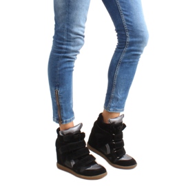 Baskets en daim 6040 Noir le noir 5