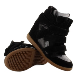 Baskets en daim 6040 Noir le noir 2