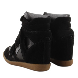 Baskets en daim 6040 Noir le noir 3