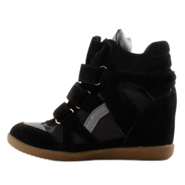 Baskets en daim 6040 Noir le noir 1