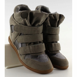 Baskets en daim 6040 D. Gris 3