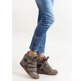 Baskets en daim 6040 D. Gris 5