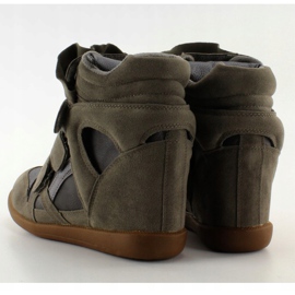 Baskets en daim 6040 D. Gris 4