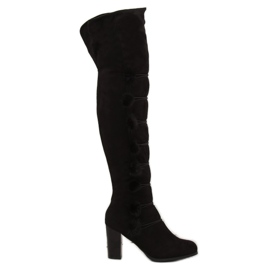 Bottes Mousquetaires Noires FC-H115 Noir le noir 1