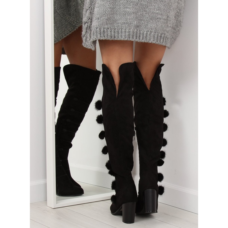 Bottes Mousquetaires Noires FC-H115 Noir 2