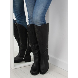 Bottines avec fermeture éclair noir a-1 Noir le noir 2