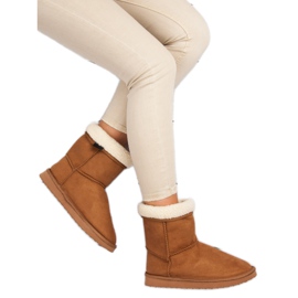 Bottes de neige en daim brun 7