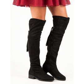 Seastar Bottes de mousquetaire noires le noir 1