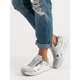 Kayla Baskets élégantes pour femmes gris 1