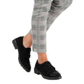 Bello Star Chaussures en daim élégantes le noir 2