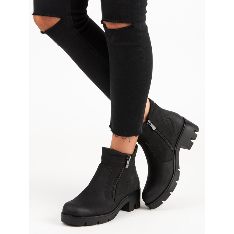 Bottines VINCEZA noires 2