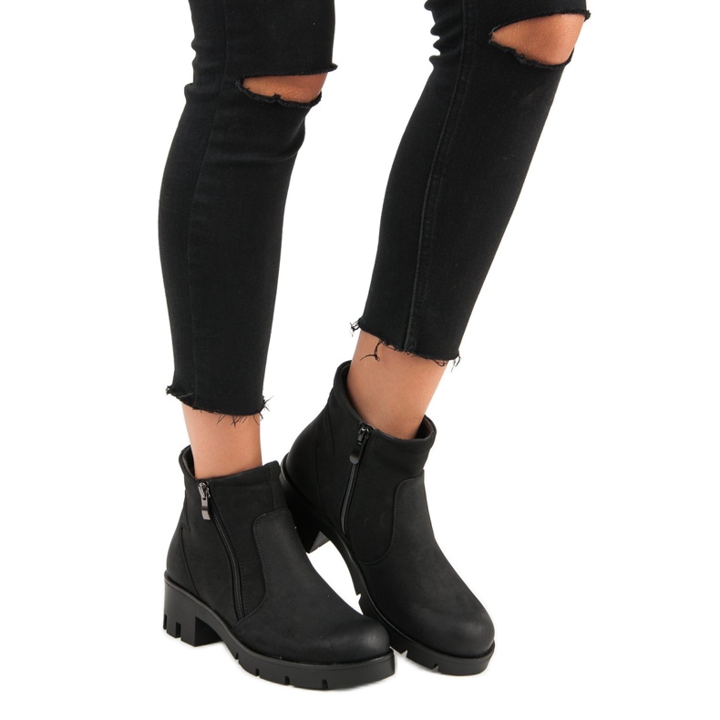 Bottines VINCEZA noires 1