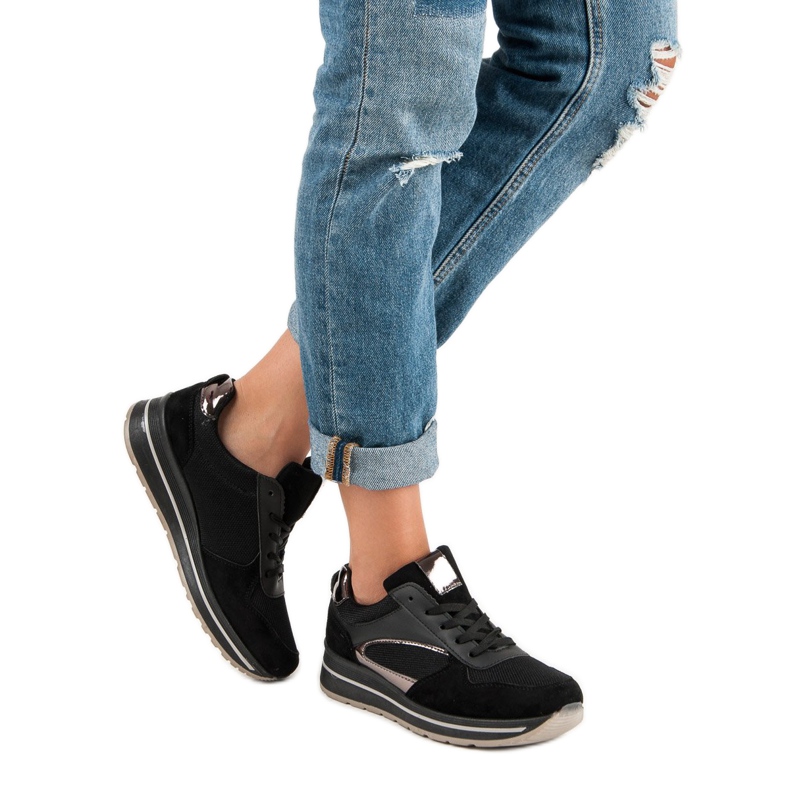 Chaussures de sport à la mode le noir 2 Chaussures de sport à la mode le noir 2