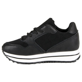 Marquiz Baskets à la mode sur la plate-forme le noir 2