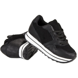 Marquiz Baskets à la mode sur la plate-forme le noir 3