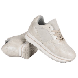 Marquiz Baskets à la mode sur la plate-forme gris 3