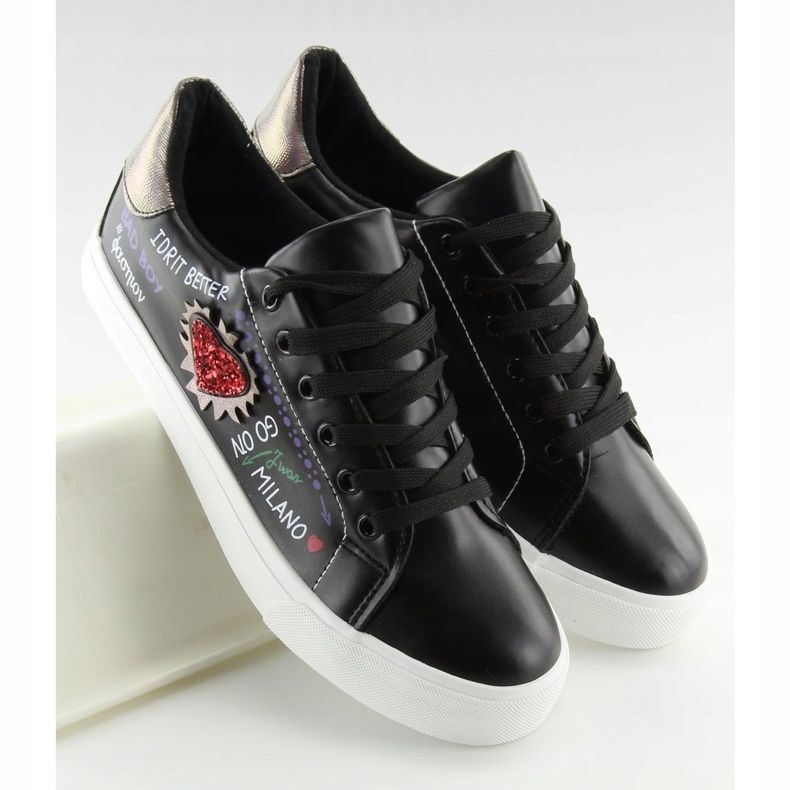 Noir M897 Baskets noires pour femmes le noir 1
