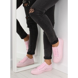 Baskets monocolores roses pour femmes NB176 Rose 2