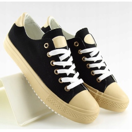 Baskets femme noires BL97P Noir le noir 1