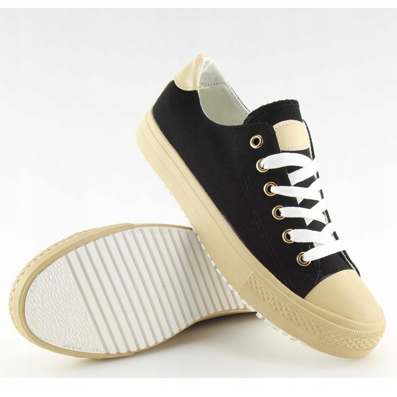 Baskets femme noires BL97P Noir le noir 2