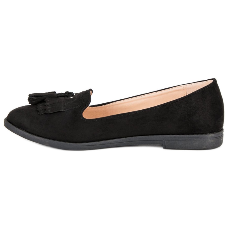 Super Me Mocassins noirs pour femme le noir 1