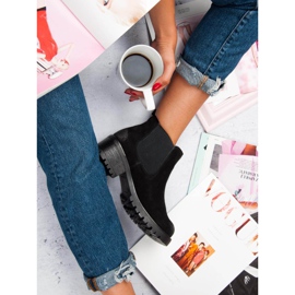 Filippo Bottines en cuir noir le noir 2