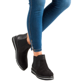 Lucky Shoes Bottines Chelsea noires 1