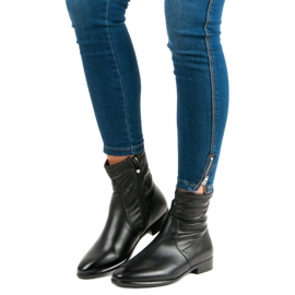Bella Paris Bottes noires classiques le noir 1