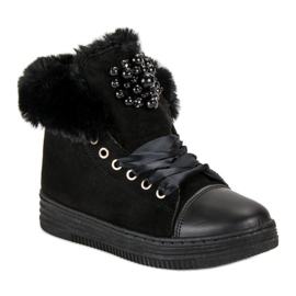 Baskets chaudes noir 1