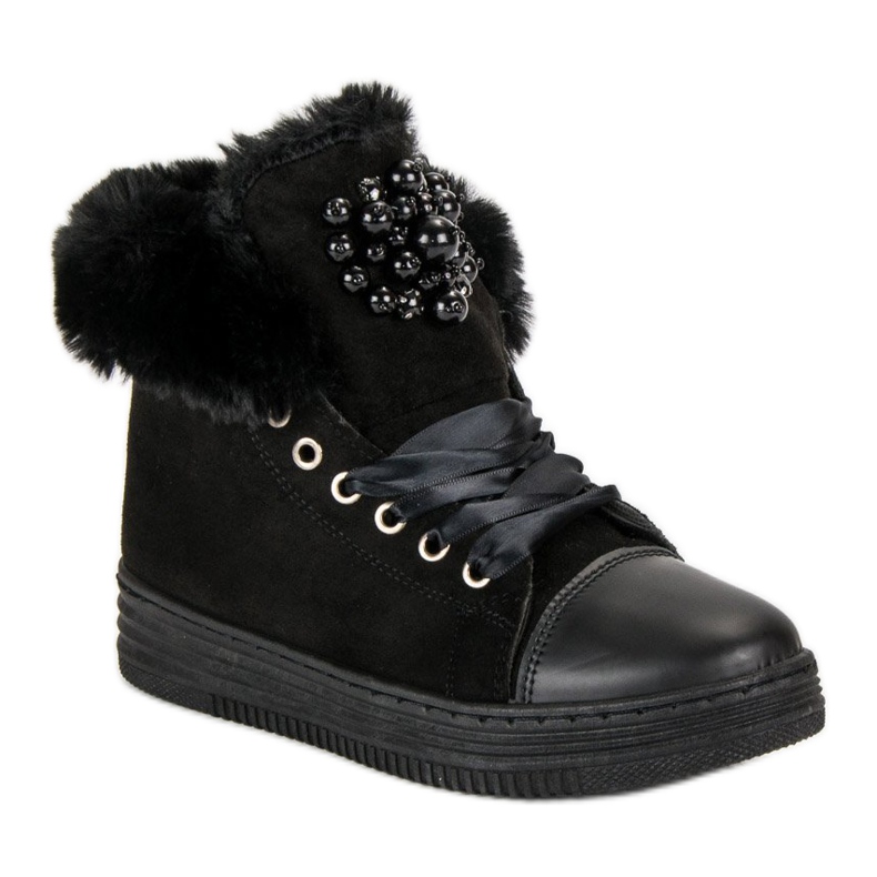 Baskets chaudes le noir 1