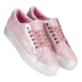 Sweet Shoes Chaussures de sport à la mode rose 1