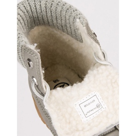 Trappeurs Gris Avec Peau De Mouton MCKEYLOR 1