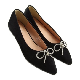Ballerines pointues noires LT103P Noir le noir 2